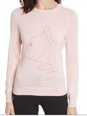 Ted Baker Taryla Fairy Tale 100% Cotton Bulldog Crewneck size 1